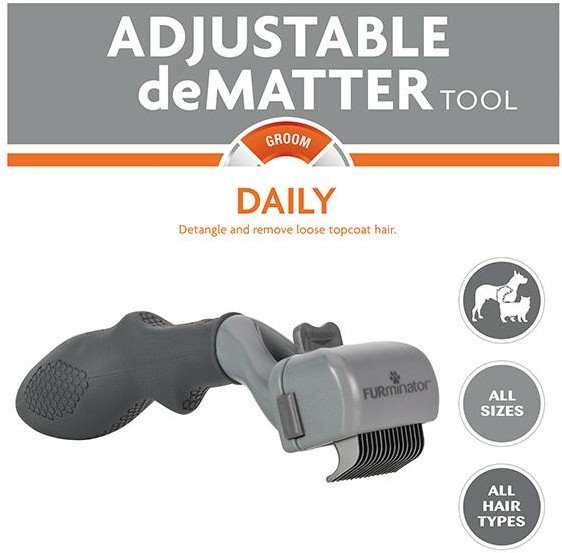FURminator Dematting Tool hrablo na srsť pre psy a mačky