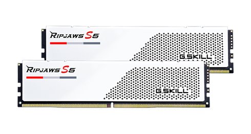 G.Skill Ripjaws S5 DDR5 64GB 6000MHz, bílá