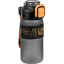 G21 Fľaša na pitie 600 ml 2v1, sivá mrazená