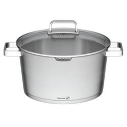 G21 Hrnec Gourmet Magic s cedníkem 28 cm s poklicí, nerez