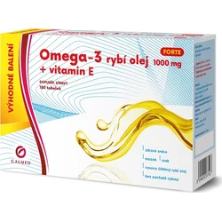 GALMED Omega-3 rybí olej Forte s Vitaminem E, 180 tobolek