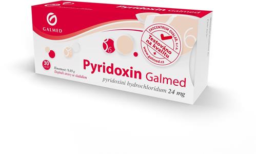 GALMED Pyridoxín 20 mg, 30 tbl