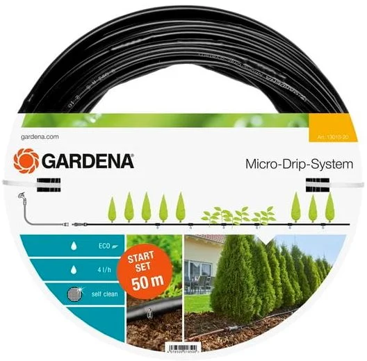 Gardena 13013-20 Štartovacia sada pre rastliny v radoch L - vrchná kvapkacia hadica