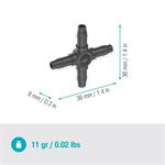 Gardena 13214-20 MDS 4-cestná spojka 4,6 mm 10ks