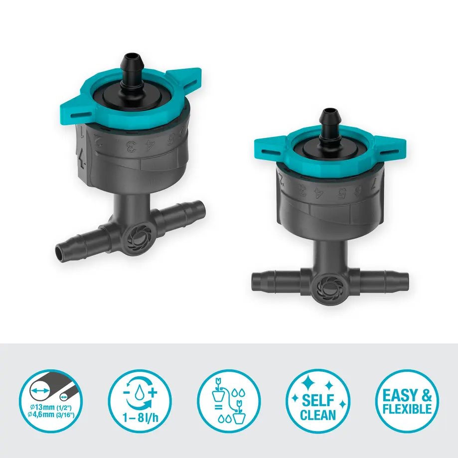 Gardena 13314-20 MDS Inline kvapkač s reguláciou tlaku 5ks