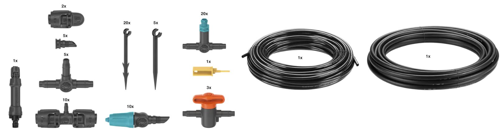 Gardena 13400-20 MDS Terrace Starter Set 30 rastlín