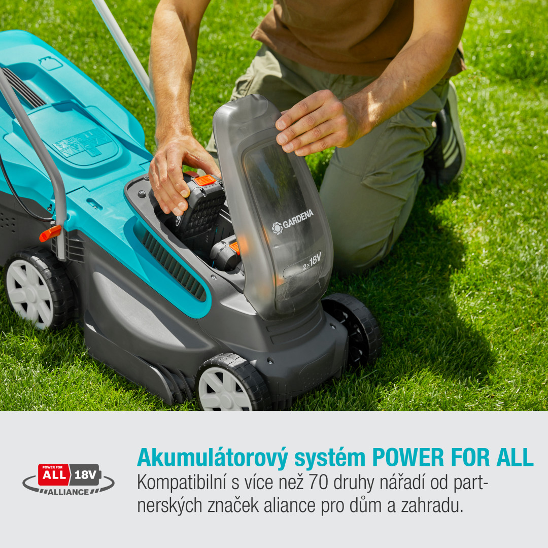 Gardena 14621-55 Sekačka PowerMax 32/36V P4A