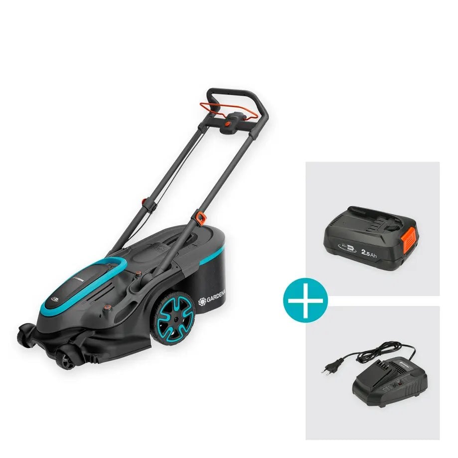 Gardena 14646-65 Akumulátorová kosačka PowerMax Duo 46/36V P4A 2,5 - sada