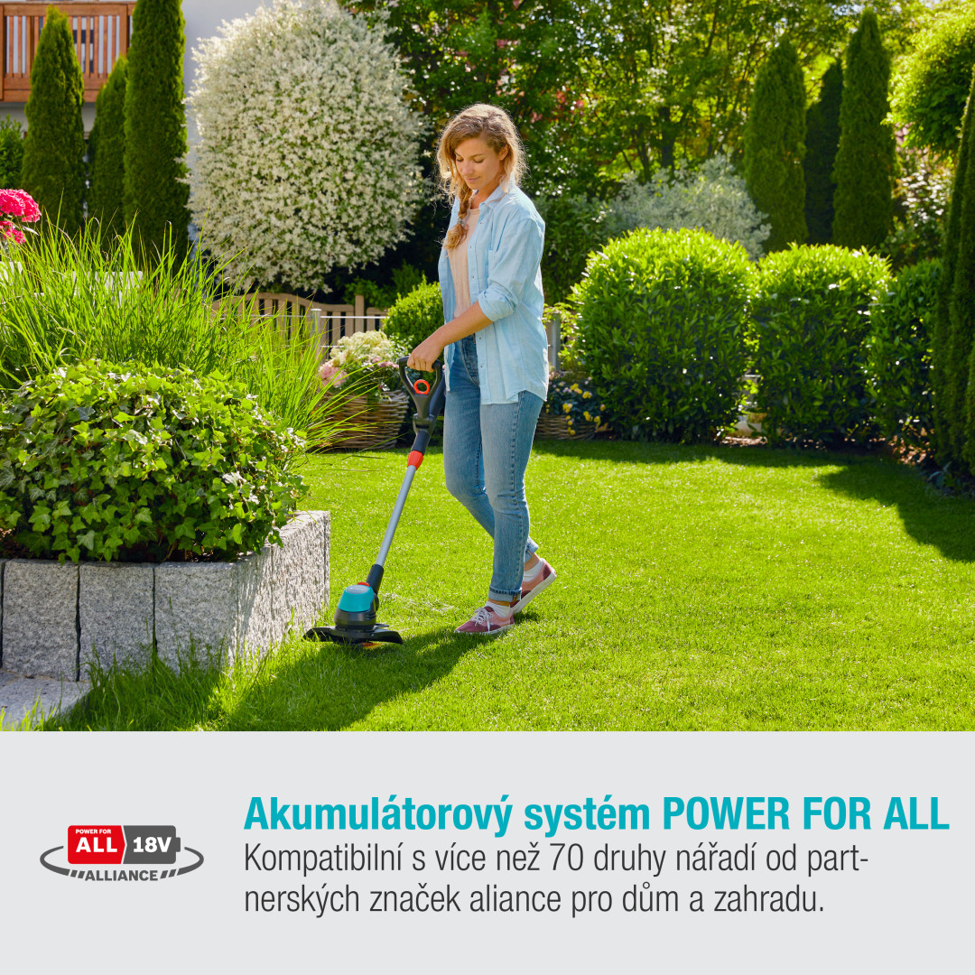 Gardena 14700-55 Aku trimmer EasyCut 23/18V P4A