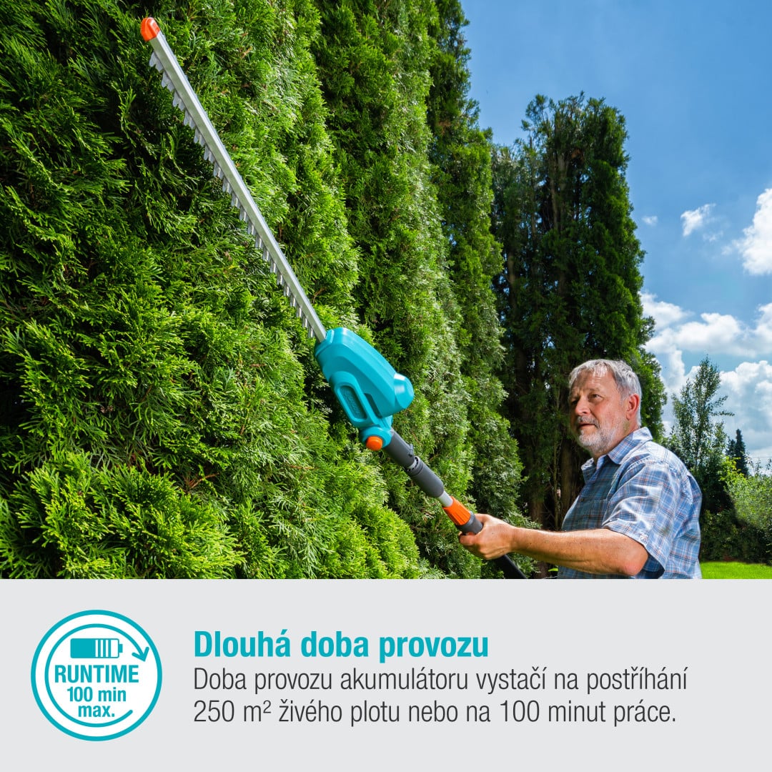 Gardena 14732-20 Tel. nůžky na živý plot THS 42/18V-P4A - sada