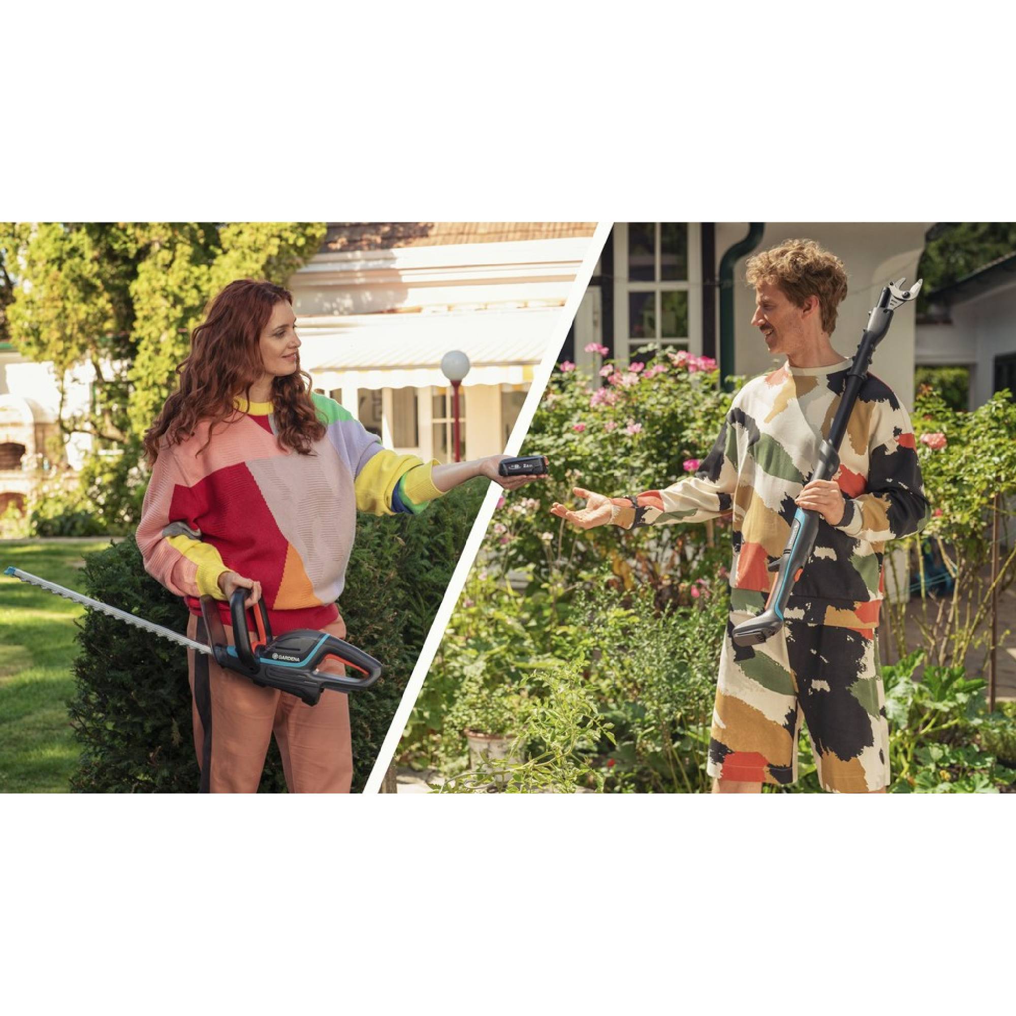 Gardena 14772-20 akumulátorové vyvětvovací nůžky EasyCut 110/18V P4A set