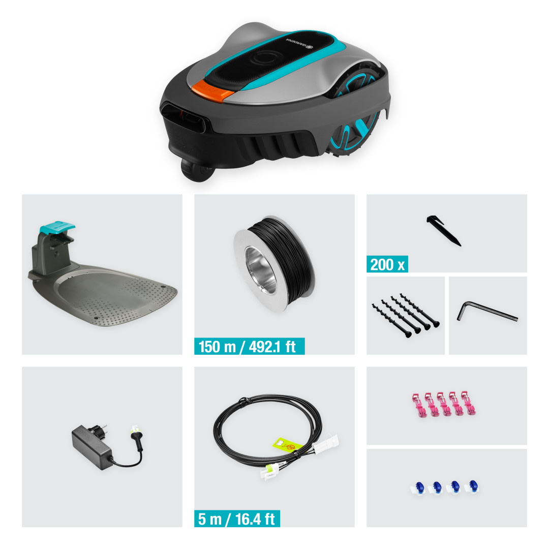 Gardena 15002-32 Robotická kosačka SILENO city 500m2