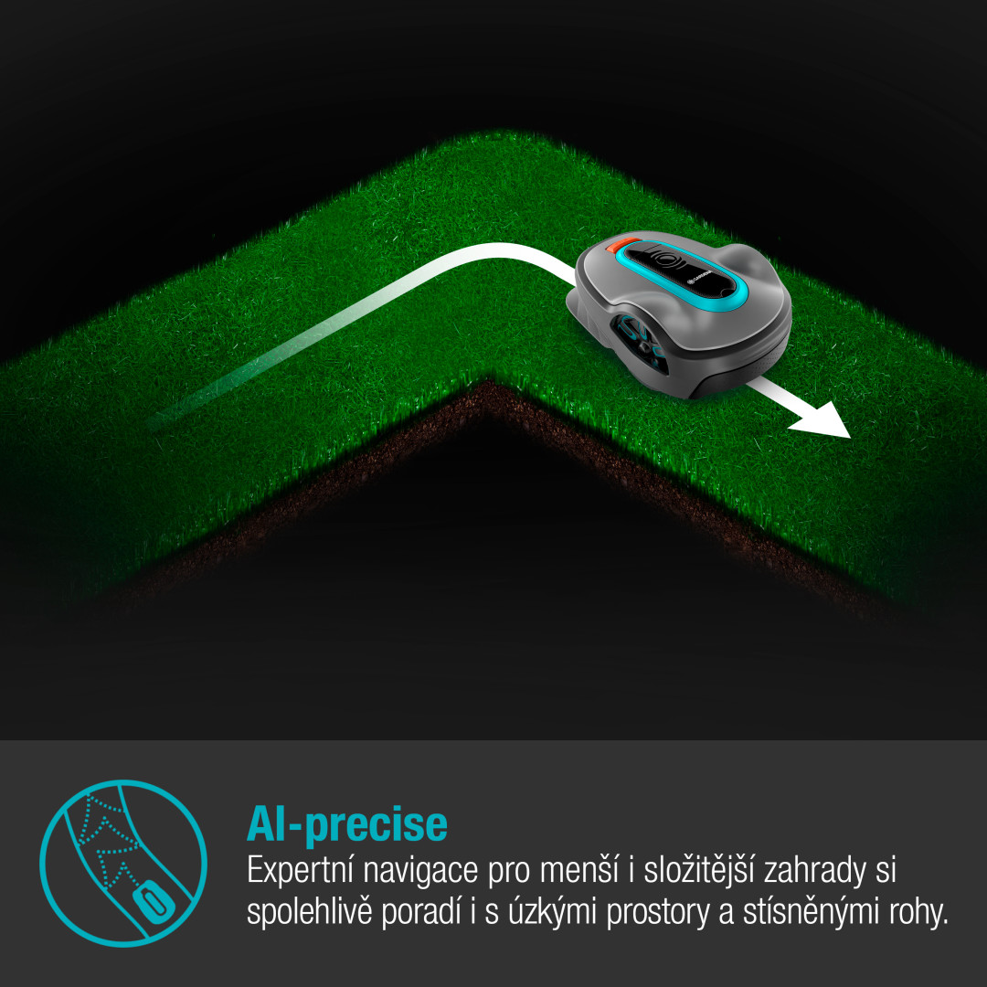 Gardena 15101-32 Robotická kosačka SILENO life 750m2