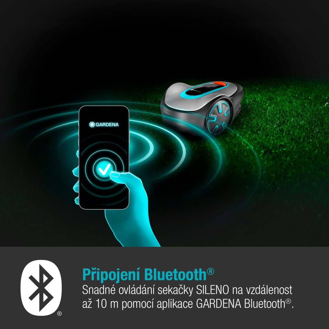 Gardena 15202-32 Robotická sekačka SILENO minimo 500