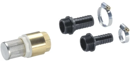 Gardena 1728-20 sací filtr se zpětnou klapkou 3/4" + 1" mosazný