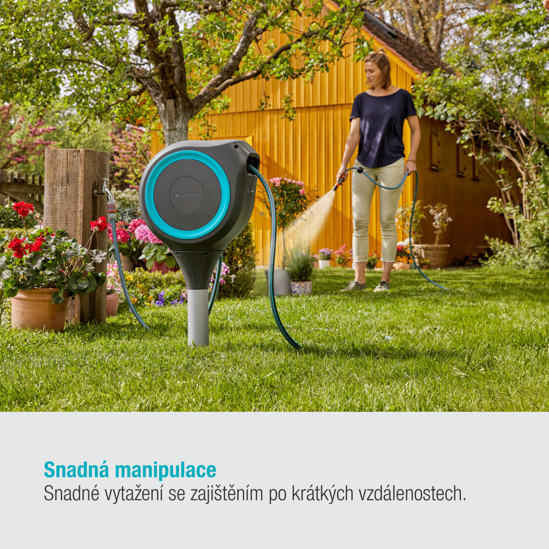 Gardena 18604-20 Box na záhradnú hadicu RollUp S tyrkysová