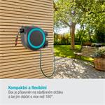 Gardena 18620-20 Nástenný box na hadicu RollUp M/L tyrkysový