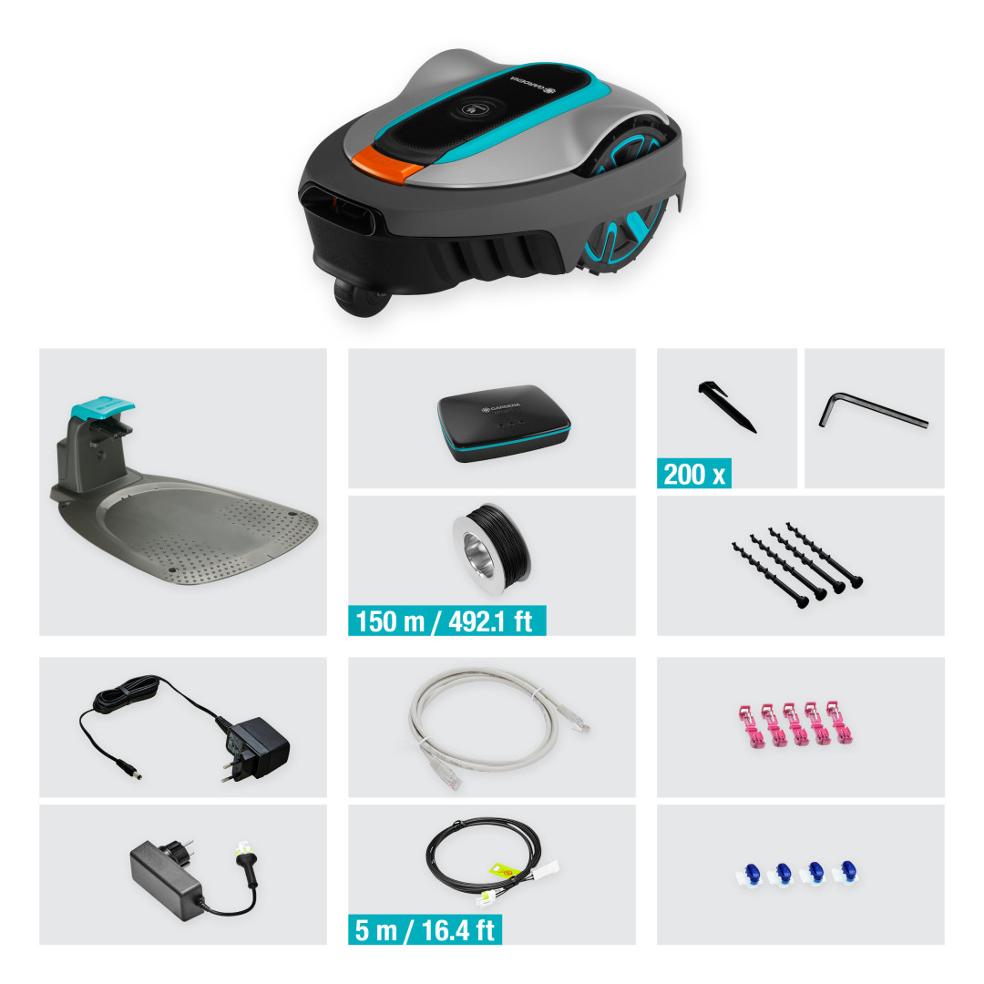 Gardena 19601-72 Robotická sekačka smart SILENO city 250m2