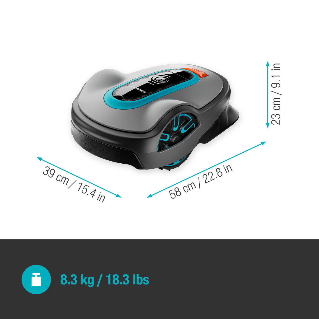 Gardena 19703-72 Robotická sekačka smart SILENO life 1250m2