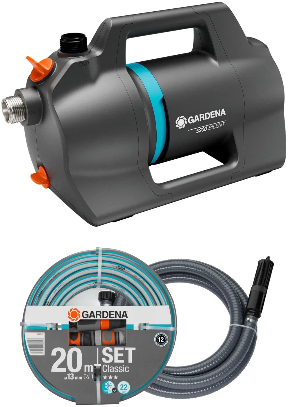 GARDENA záhradné čerpadlo 5200 Silent - sada