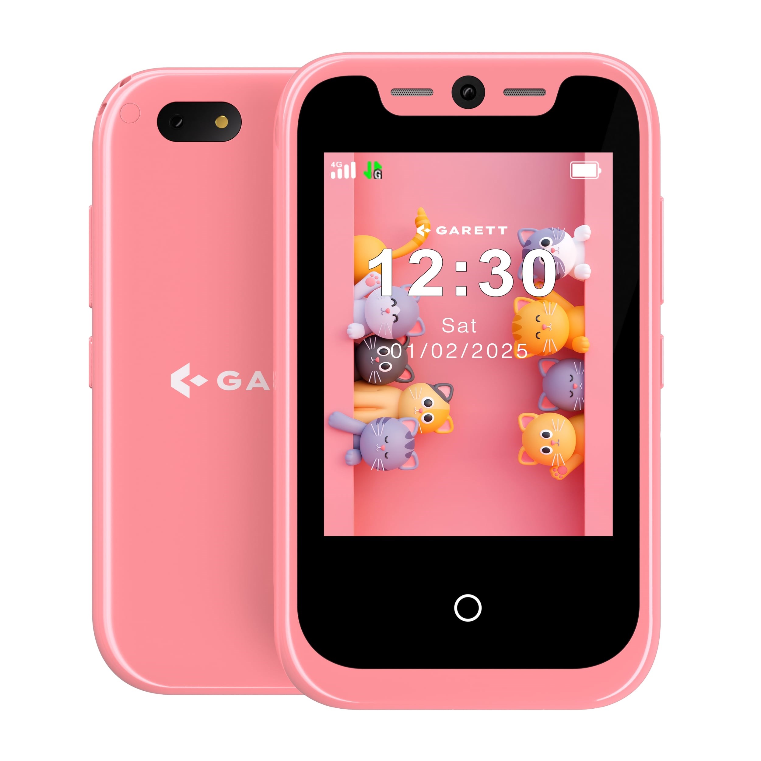 Garett Smartphone OneKid Pink - telefón pre deti, s rodičovským dohľadom, ružový
