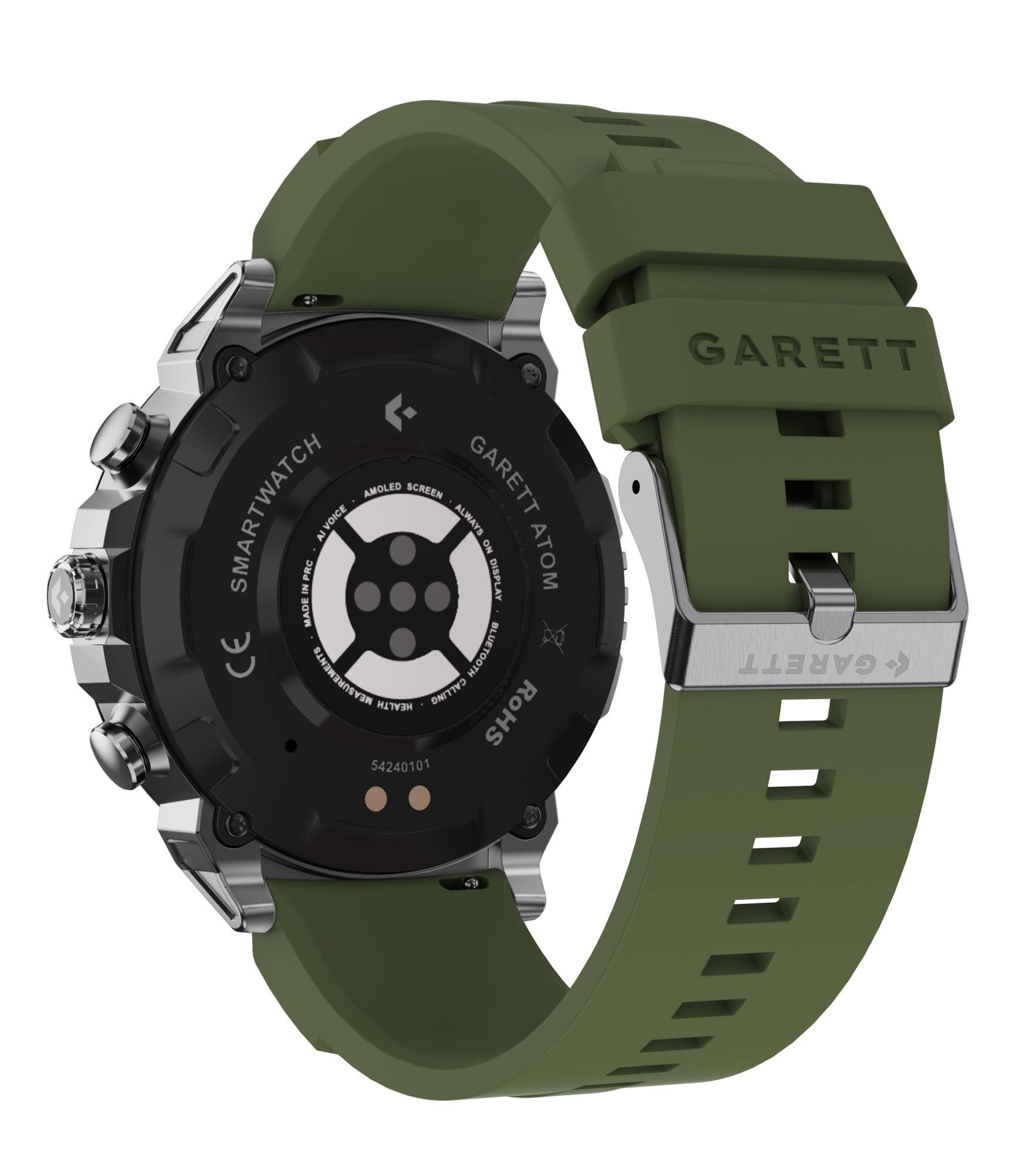 Garett Smartwatch Atom Silver Steel