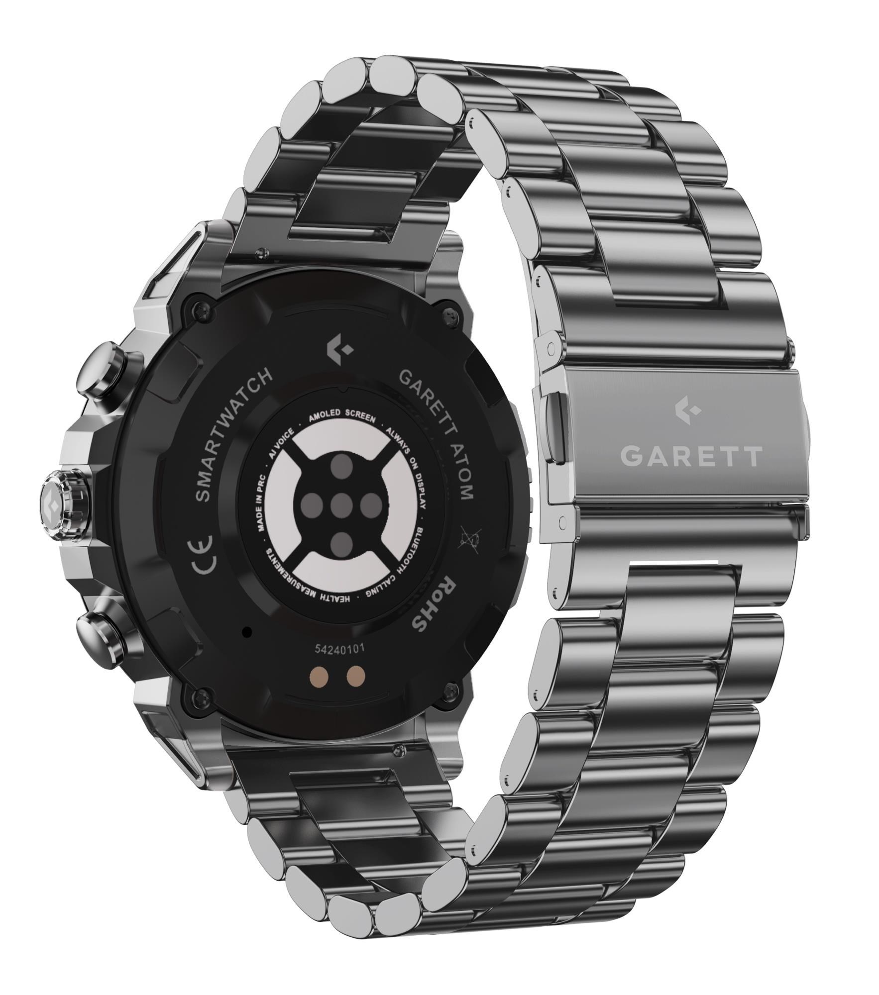 Garett Smartwatch Atom Silver Steel