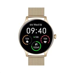 Garett Smartwatch Classy zlatá, ocel