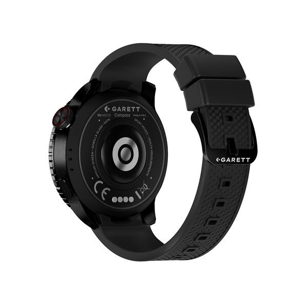 Garett Smartwatch COMPASS Black, GPS