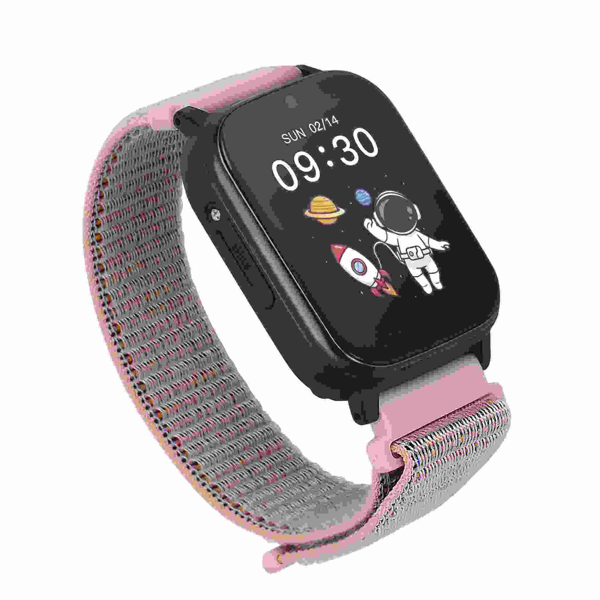Garett Smartwatch Kids Tech 4G Ružový suchý zips