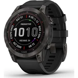 Garmin fenix 7 Sapphire Solar, Titan Black  / Black Band