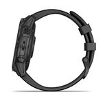 Garmin fenix 7 Sapphire Solar, Titan Carbon Gray / Black Band