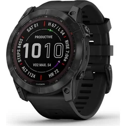 Garmin fenix 7X PRE Sapphire Solar, Titán Black / Black Band 010-02541-23
