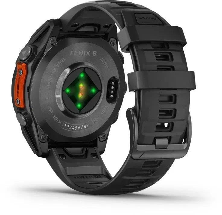 Garmin fenix® 8 - 47 mm, AMOLED, SIate Grey, silikónový remienok