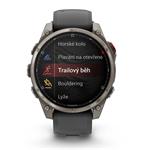 Garmin fenix 8 Pro – 51 mm, AMOLED Sapphire, titan, černá