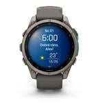 Garmin fenix® 9 – 47 mm, AMOLED, Titanium - Pebble Gray