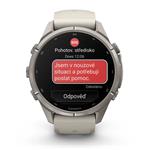 Garmin fenix® 9 Pro – inReach 43 mm, AMOLED, Titanium - Fog Gray