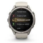 Garmin fenix® 9 Pro – inReach 43 mm, AMOLED, Titanium - Fog Gray
