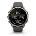 Garmin fenix® 9 Pro – inReach 47 mm, AMOLED, Titanium - Graphite Black