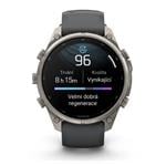 Garmin fenix® 9 Pro – inReach 47 mm, AMOLED, Titanium - Graphite Black