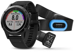 Garmin fenix5 Sapphire Black Optic TRI Performer, Black band