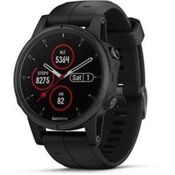 Garmin fenix5S Plus Sapphire Black, Black Band, Performer TRI Bundle 020-00278-09