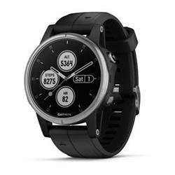 Garmin fenix5S Plus Silver Optic, Black Band        