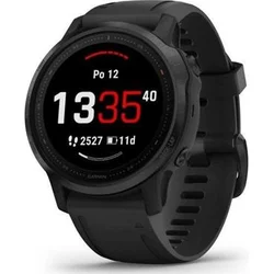 Garmin fenix6S PRO Glass, Black/Black Band (MAP/Music)