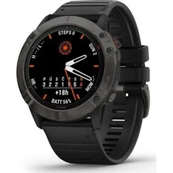 Garmin fenix6X PRO Solar, TitaniumGrayDLC/Black Band (MAP/Music)