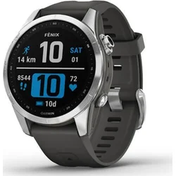 Garmin fenix7S Glass, strieborný/grafitový remienok