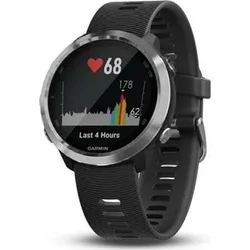 Garmin Forerunner 645 Music Optic, Steel, Black band