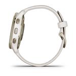 Garmin Venu 2 Plus, nerezová luneta Cream Gold, púzdro a silikónový remienok White 010-02496-12