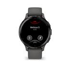 Garmin Venu 3S, bridlicová/šedá, silikónový remienok