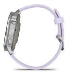 Garmin Venu 4 41mm, Silver / Periwinkle silikonový řemínek